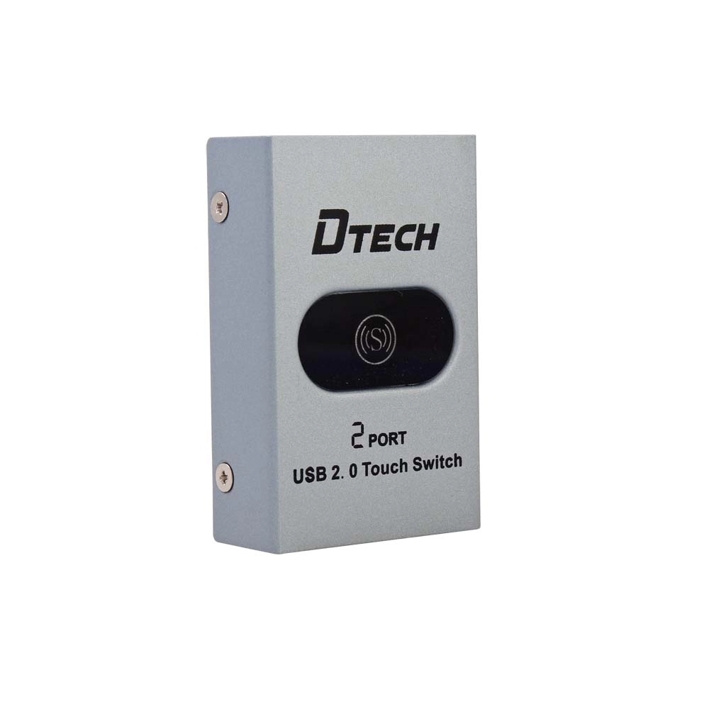 DTECH DT-8321 USB-Druckumschalter mit manueller Freigabe, 2 Anschlüsse