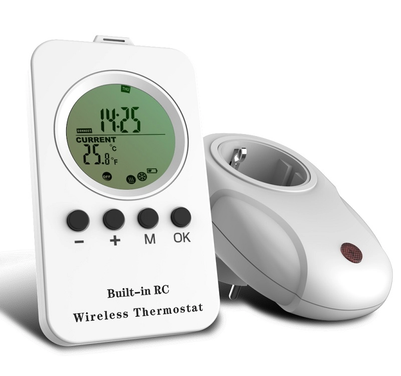 2.4G Digital Wireless Plug-in-Thermostat