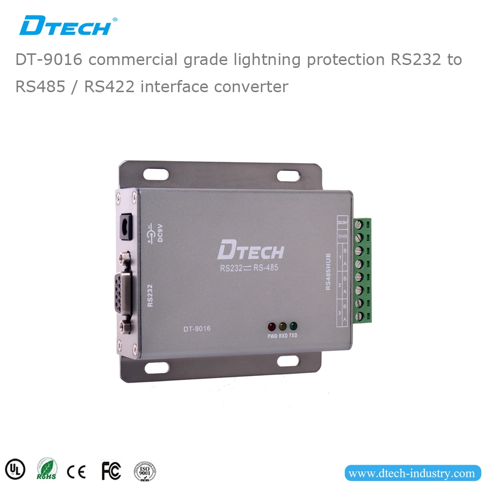 DTECH DT-9016 Industrieller photoelektrischer Isolations-RS-485-Repeater