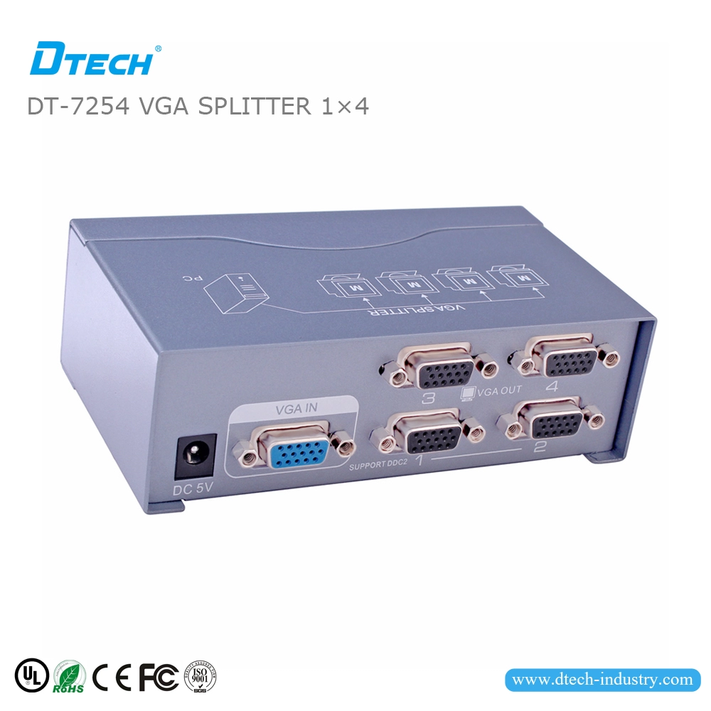 DT-7254 1 BIS 4 250 MHz VGA-SPLITTER