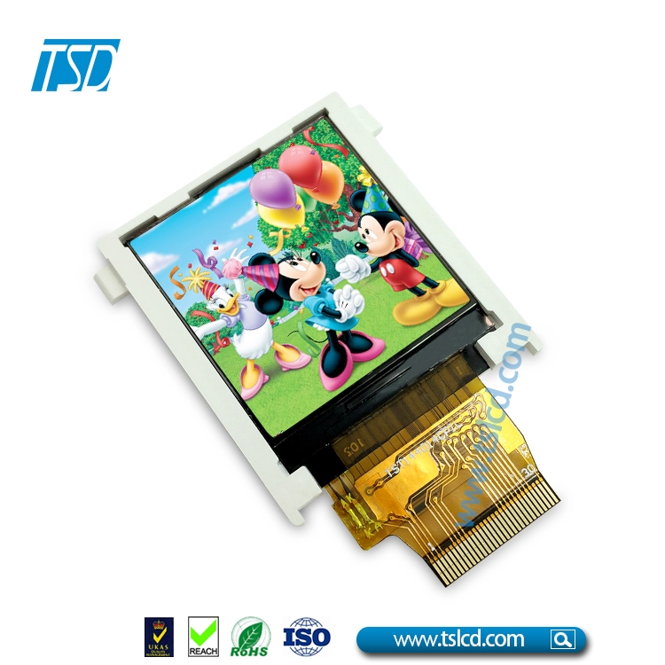 1,44-Zoll-TFT-LCD-Display mit 128 x 128 Pixeln und RTP-Touchpanel mit hoher Lichtdurchlässigkeit