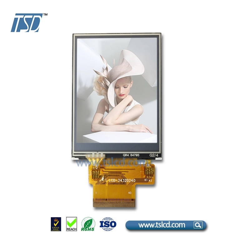 ZIF FPC-Anschluss 2,4 Zoll 240 x 320 TFT-LCD-Display mit RTP