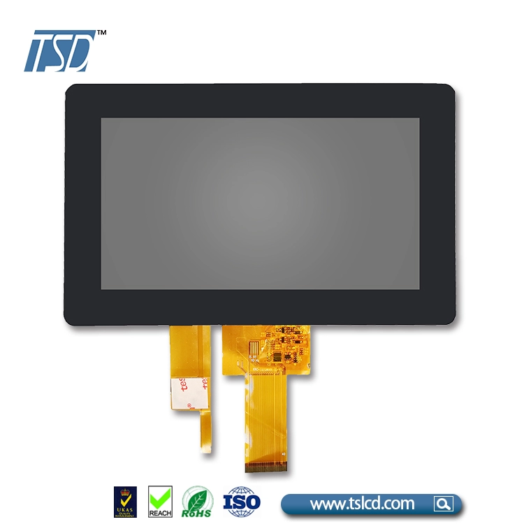 500nits Hochhelles 7-Zoll-TFT-LCD-Modul mit CTP