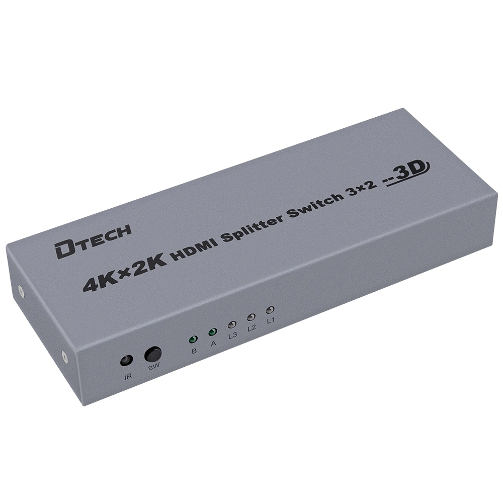 DTECH DT-7432 4K HDMI Splitter Schalter 3 auf 2