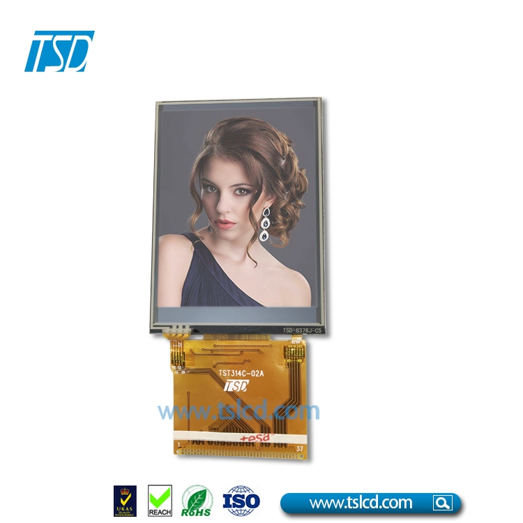 Farb-TFT-3,2-Zoll-LCD-Display mit 240 x 320 und resistivem Touch-Panel