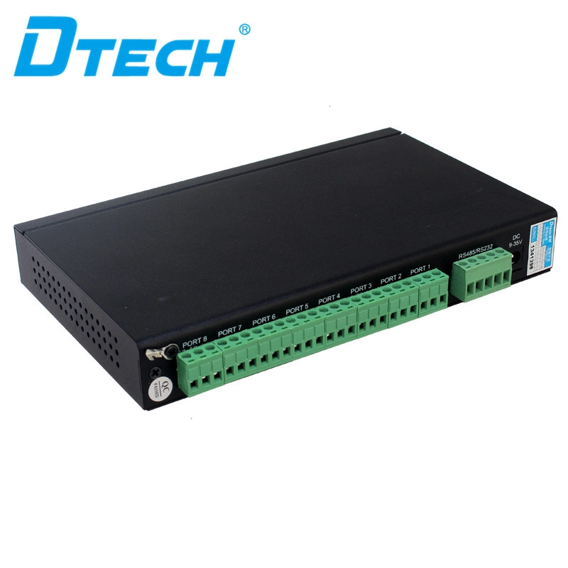 DTECH DT-9028I RS485-HUB mit 8 Ports in Industriequalität