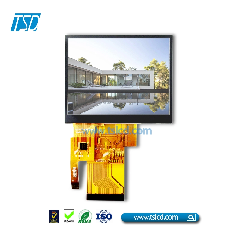 6H Betrachtungswinkel 3,5-Zoll-QVGA-TFT-LCD mit 54-Pin-RGB-Schnittstelle