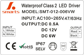 12V 6W Konstantspannungs-LED-Treiber