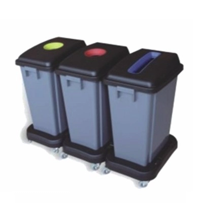 60-l-Klassifizierungs-Abfallbehälter mit Sockel
