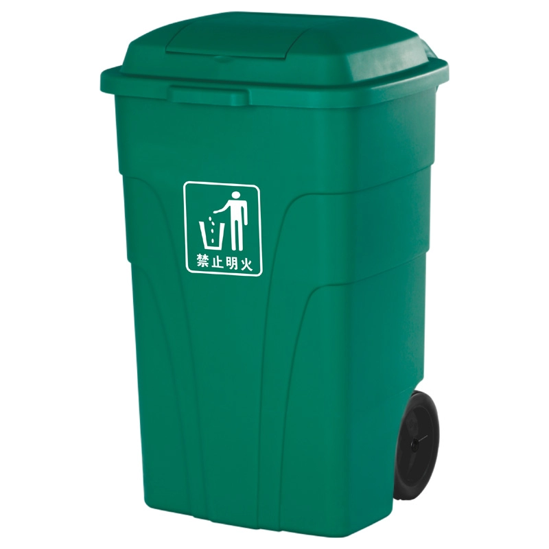 120L Kunststoff-Mülleimer für den Außenbereich