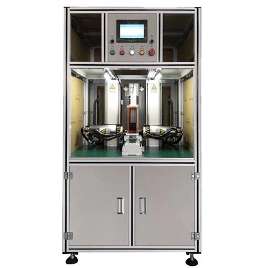 5000A oder 8000A CNC Automatische Doppelseitige Punktschweißmaschine mit Umwicklung für Nickelstreifenschweißen für Energiespeicherbatterien