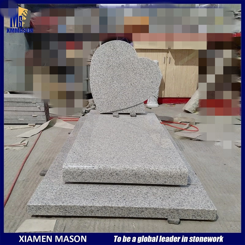 Mason Natural Stone Star White Guter Preis Herz Grabstein zum Verkauf