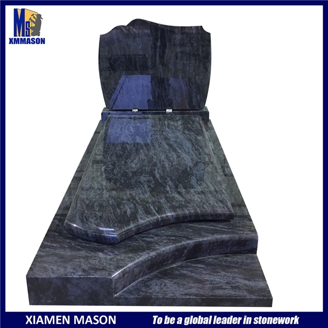 Frankreich Standard Tombstone Granite Mass Blue