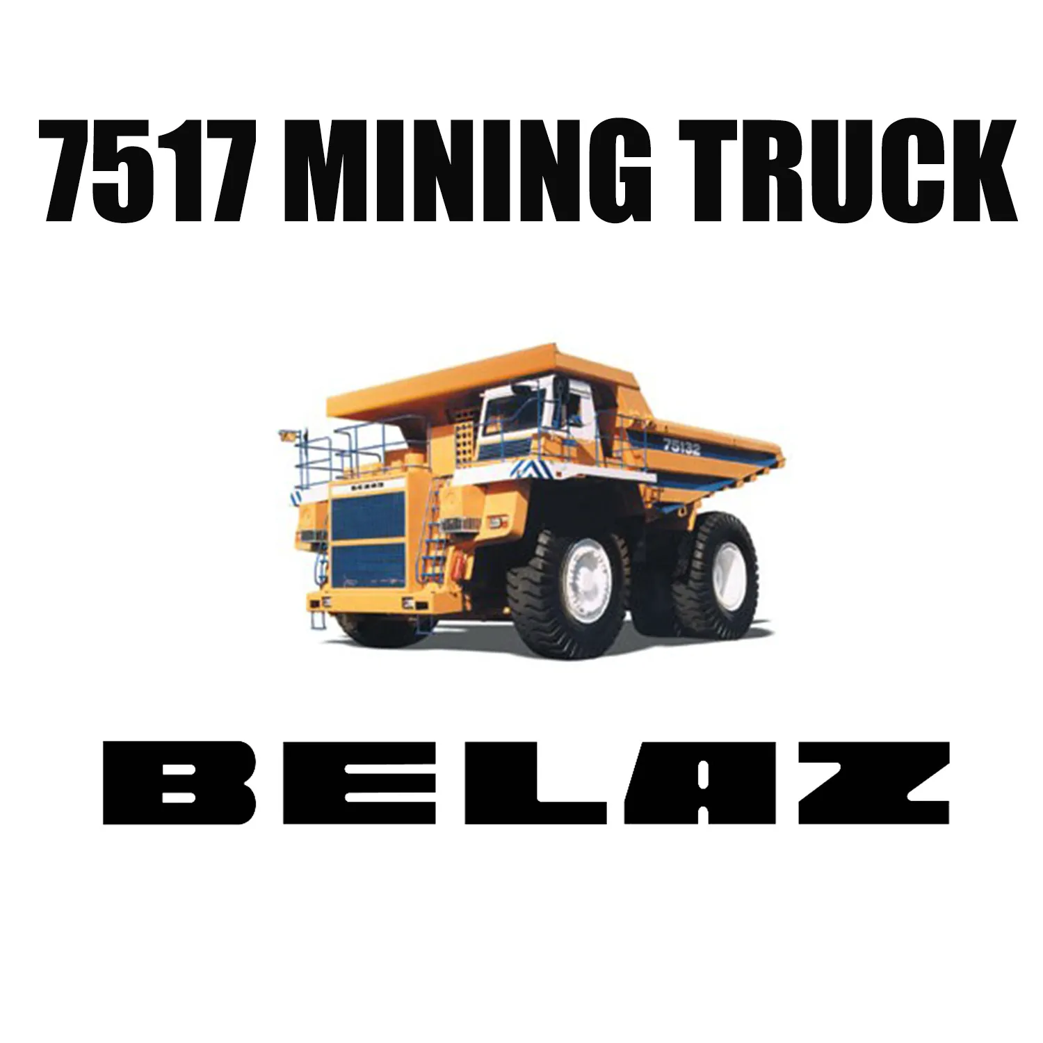 36.00R51 Off-the-Road-Bergbaureifen, montiert auf BELAZ-7517 für Kohlebergwerke