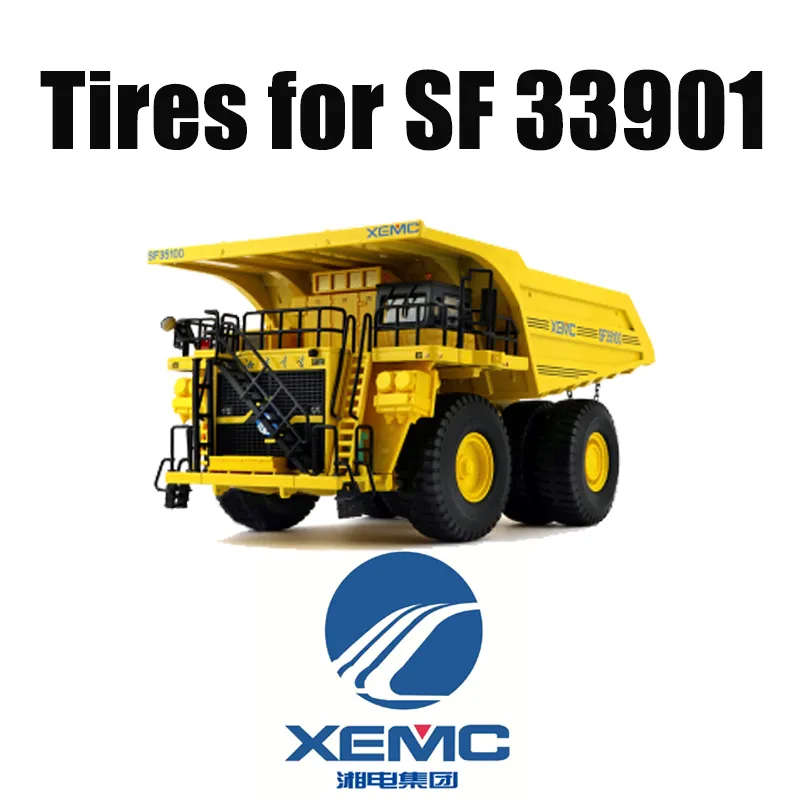 XEMC SF33901 Dump Trucks Ausgestattet mit 50/80R57 OFF-THE-ROAD MINING REIFEN