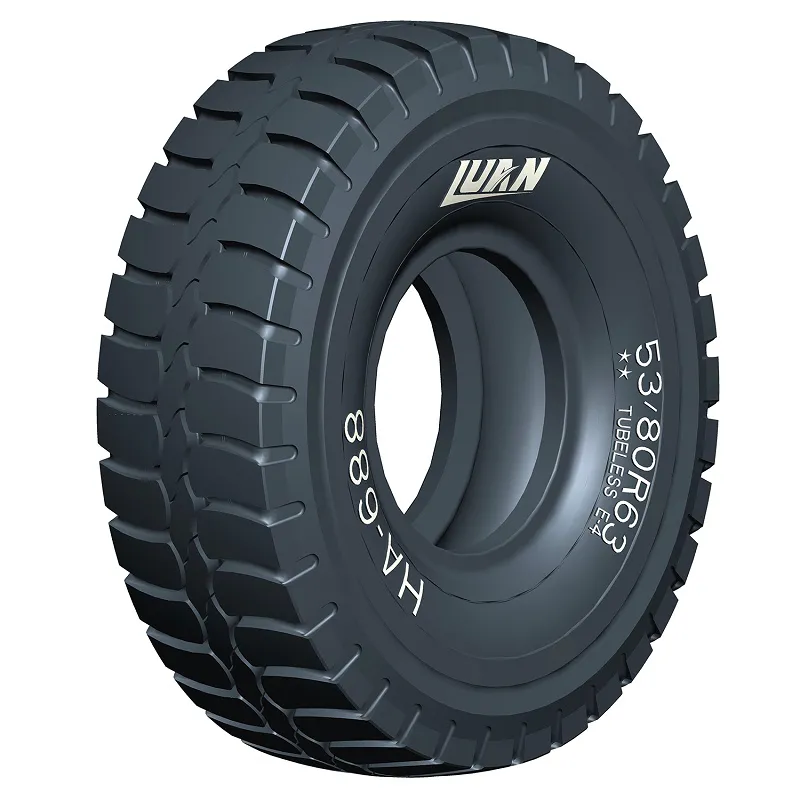 Hervorragende Traktion und Schnittfestigkeit HA688 Muster 53/80R63 Muldenkipper OTR-Reifen