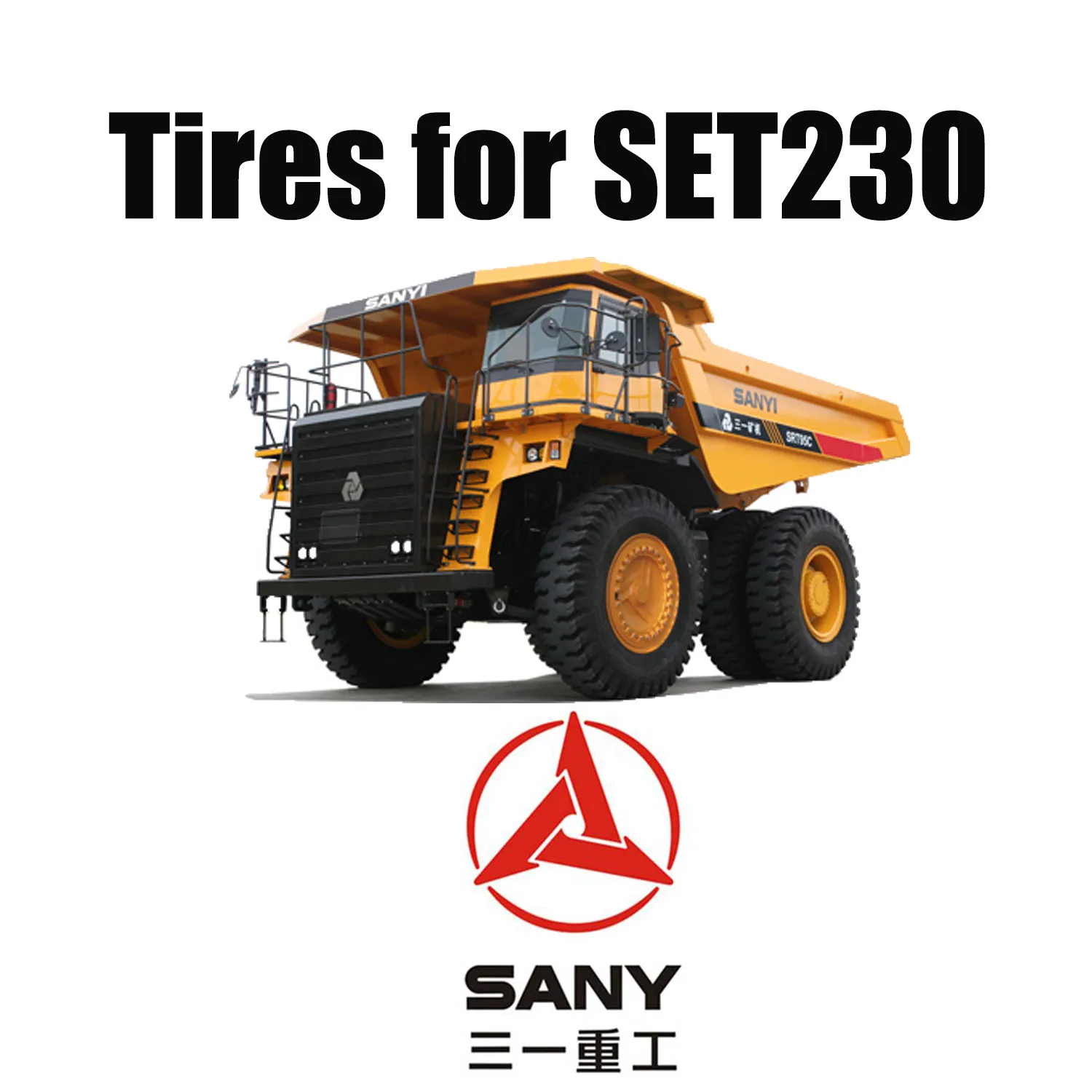 40.00R57 Radial-OTR-Reifen mit hervorragendem schnittfestem Profil für Mining Truck SANY SET230