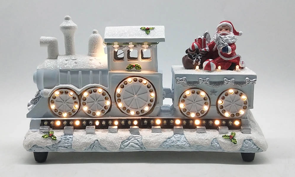 LED Santa's Express mit warmweißem Lauflicht