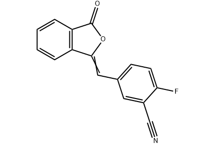 2-Fluor-5-[(3-oxo-1(3H)-isobenzofuranyliden)methyl]-benzonitril
