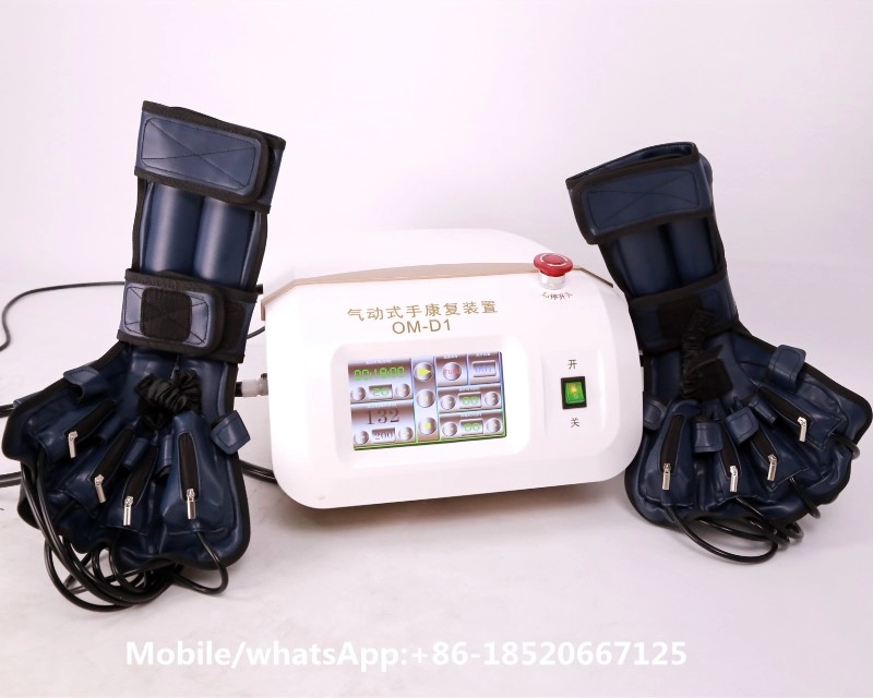 Pneumatisches Handrehabilitationsgerät zur Vorbeugung von Fingergelenkskontrakturen nach Schlaganfall