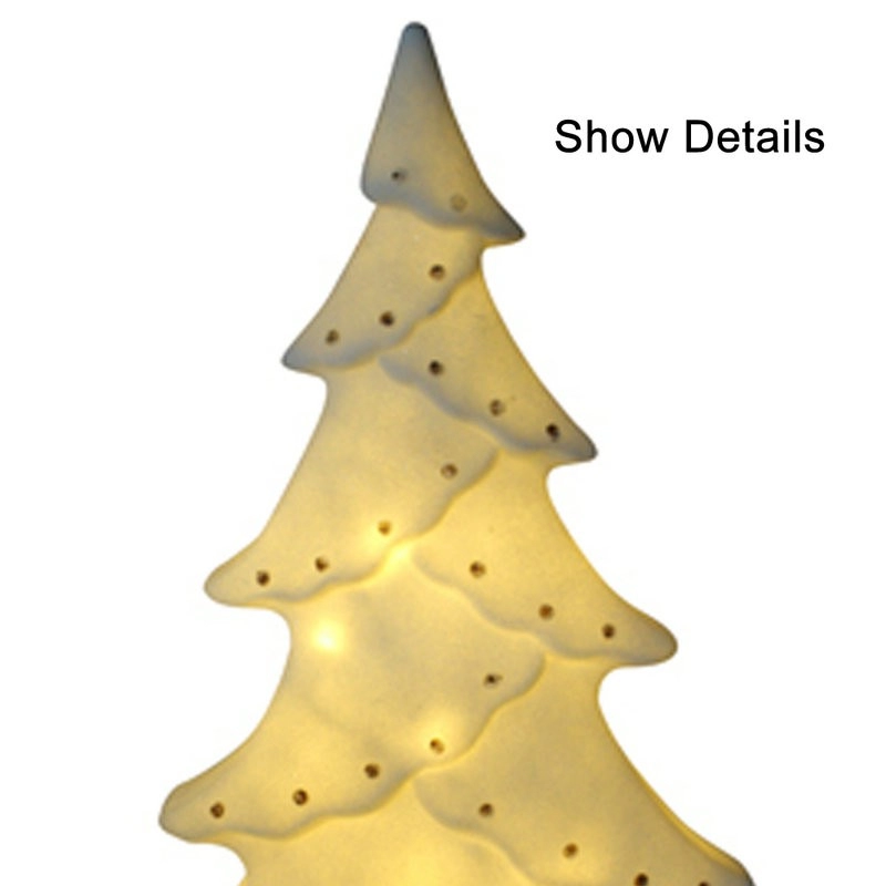 Verwendung im Freien Weißer LED-Weihnachtsbaum mit Punkten