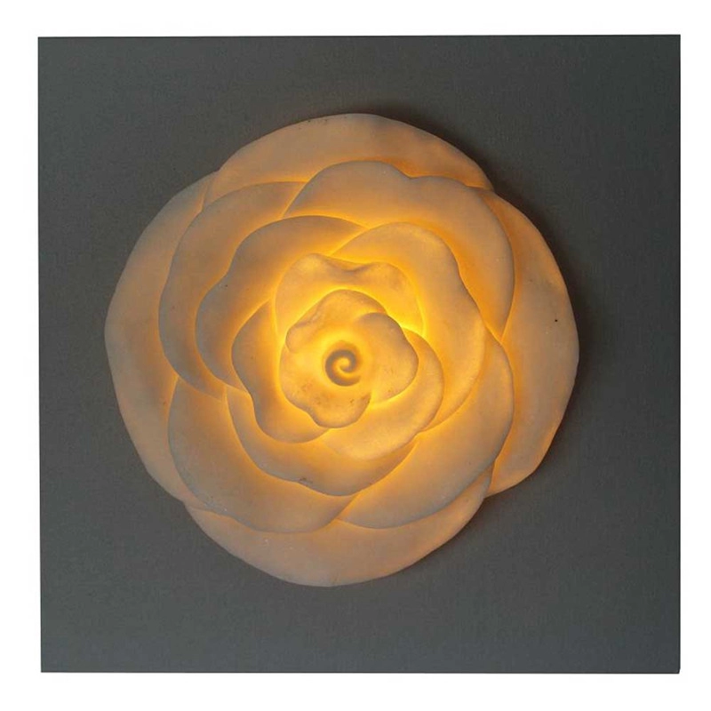 Rosendesign dekorativ aus MDF-Holz zum Basteln mit LED-Lichtern zur Dekoration