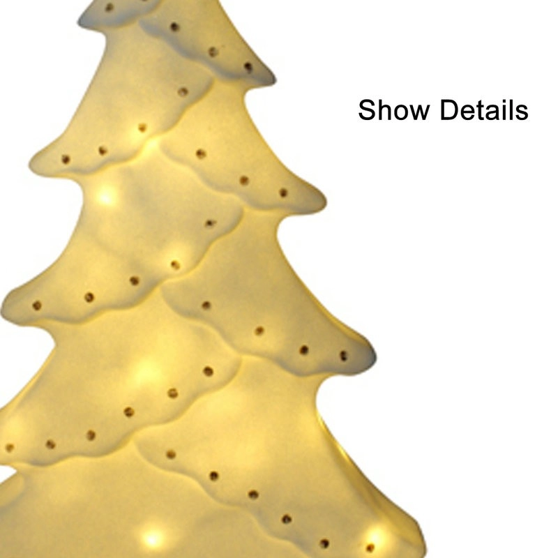 Verwendung im Freien Weißer LED-Weihnachtsbaum mit Punkten