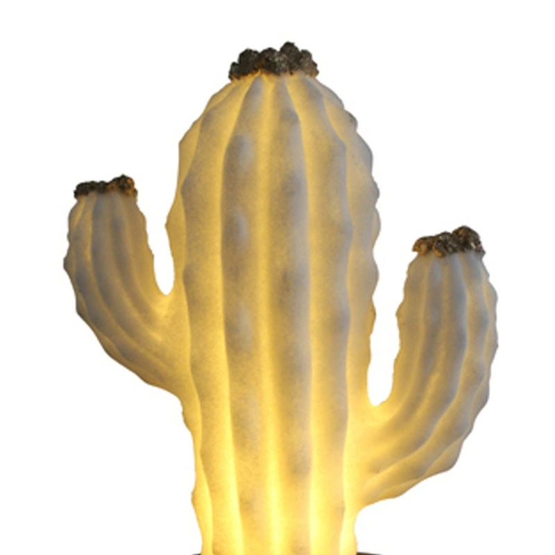 Sandstein-LED-Kaktus-Leuchten für den Außenbereich