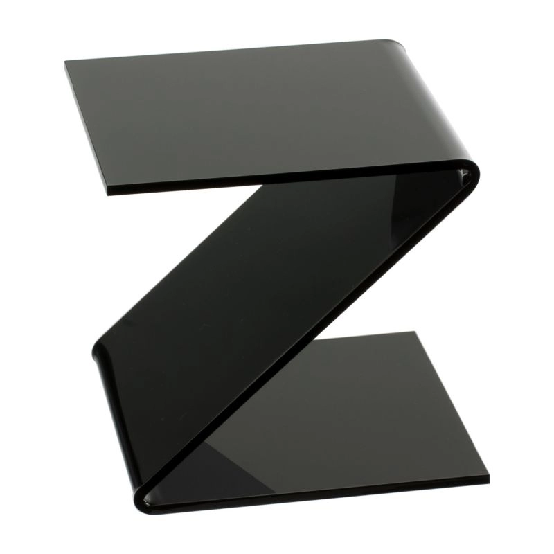 Custom Z Riser aus schwarzem Acryl