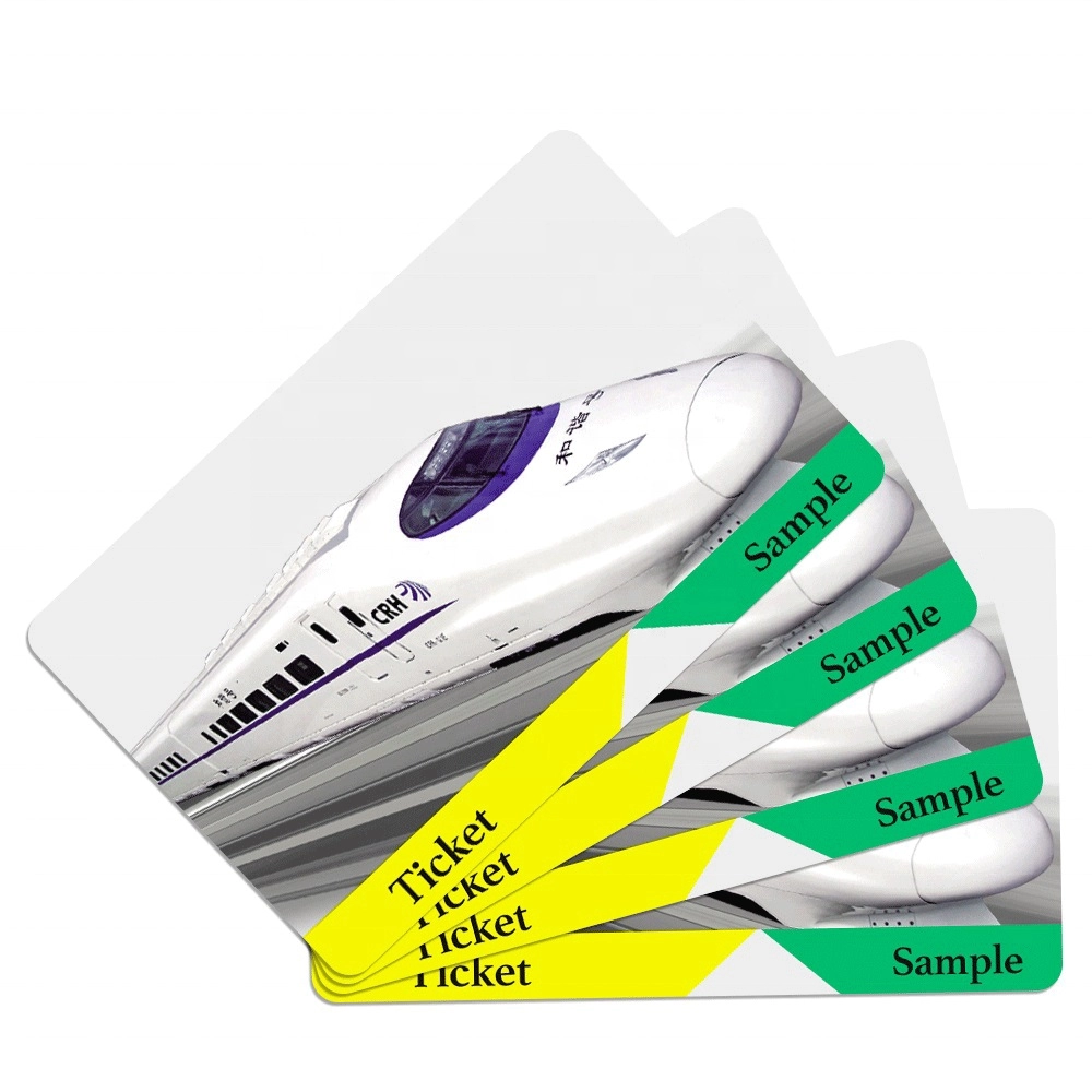 RFID-Papier-U-Bahn-Ticketkarten mit Mifare Ultralight-Chip für öffentliche Verkehrsmittel