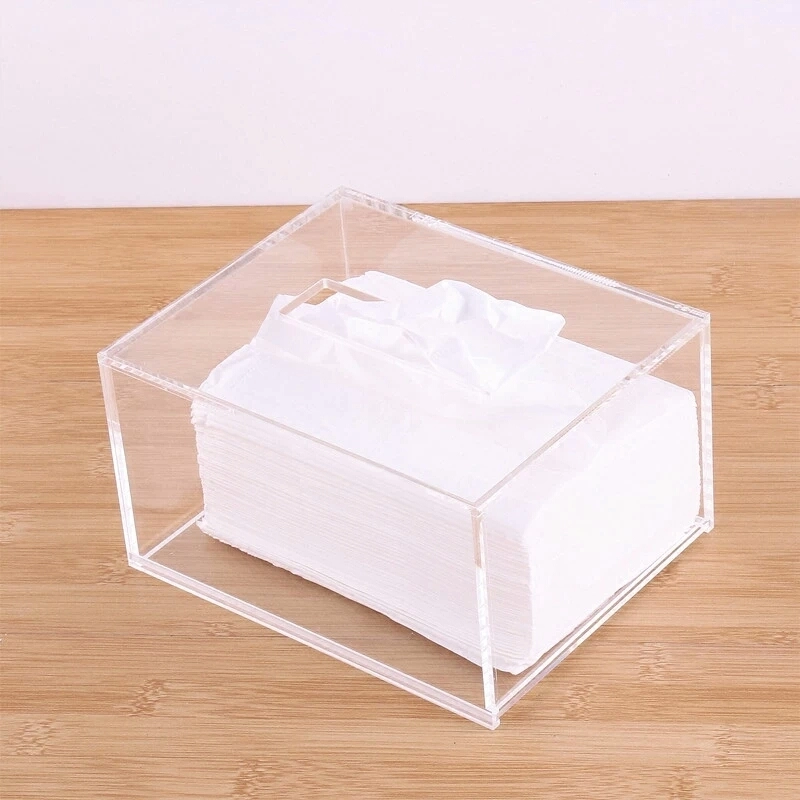 Transparente Taschentuchbox aus Acryl für das Zollamt