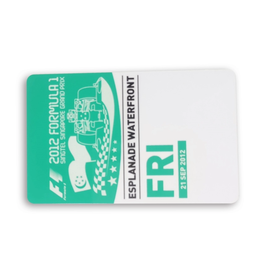 125KHZ RFID-Visitenkarte mit transparentem Druck
