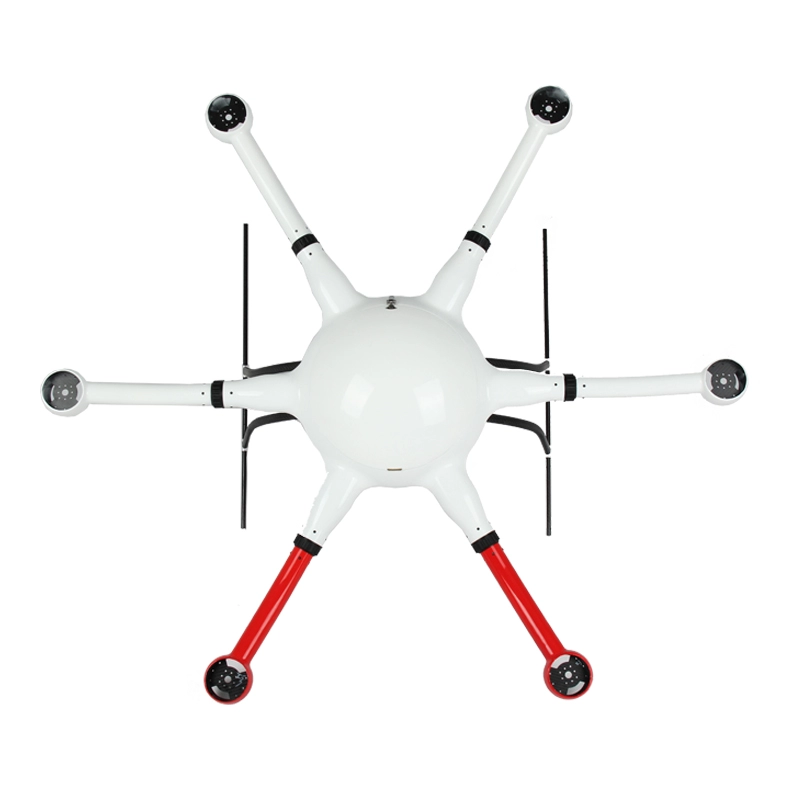 LightCarbon Drohnenhülle aus Vollcarbon mit 6 Flügeln