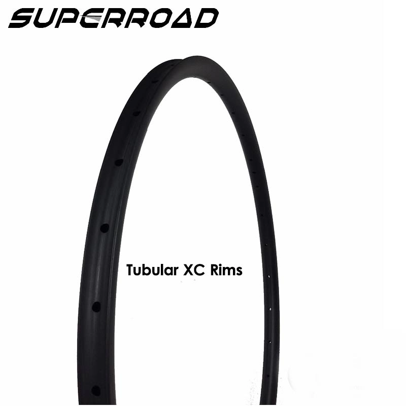 Cyclocross-Schlauchfelgen 27,5 Zoll Superroad T700 650C Carbon XC 27 * 23,5 mm Fahrrad-Schlauch-MTB-Felgen