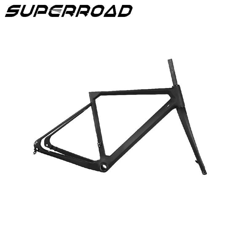 Superroad Carbon Cyclocross Frameset Disc Bike 700c Racing Gravel Bike Rahmen