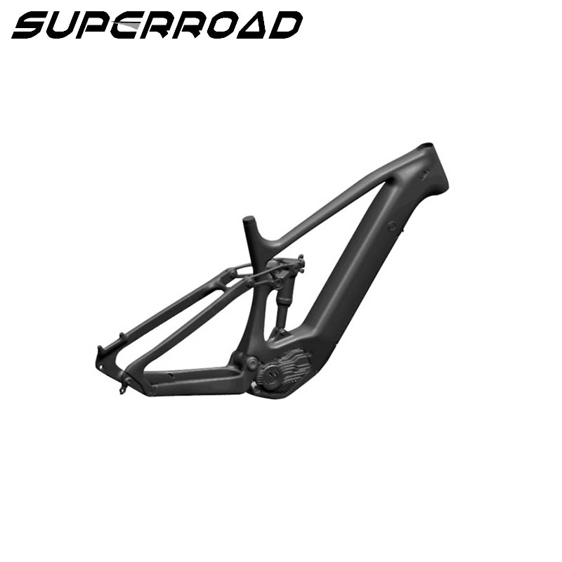Superroad E Bike Carbon Rahmenfederung Toray Enduro Rahmengabel