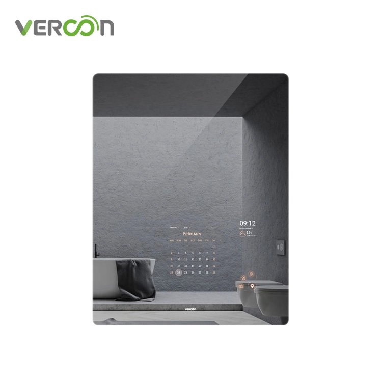 Vercon Badezimmer-Smart-Spiegel S8 ohne LED-Lichtleiste