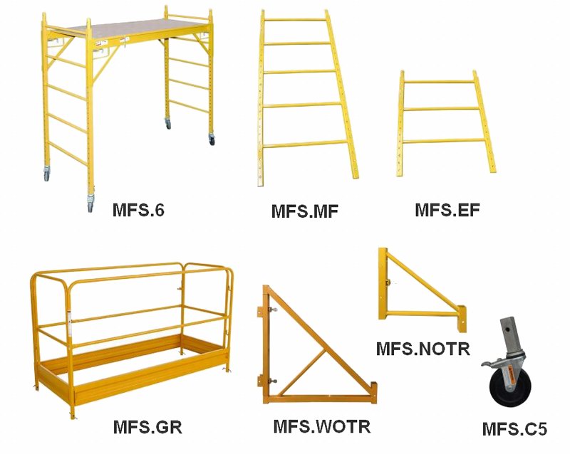 Baker Scaffold, multifunktionale Gerüstkomponenten