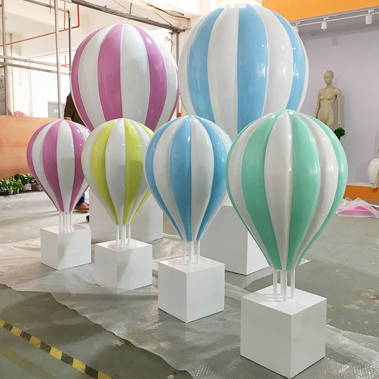 Heißluftballon Schaufenster Requisiten