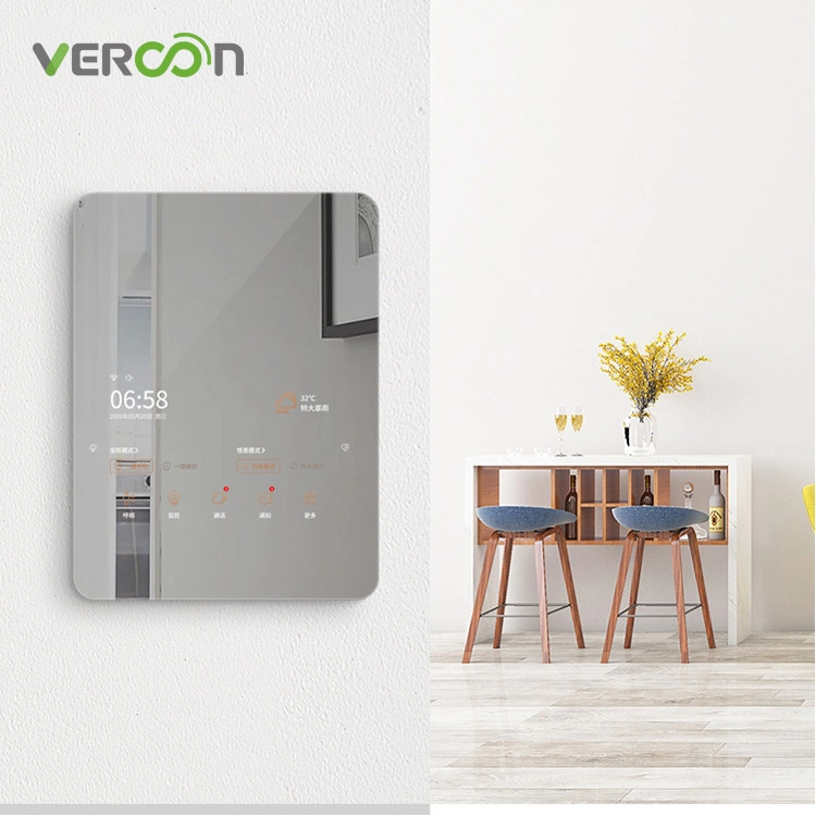 Vercon 10,1 Zoll Smart Home Sicherheitsspiegel mit Monitor