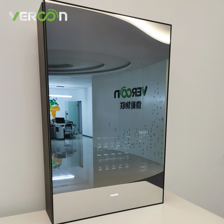 Vercon LED-Spiegel-Medizinschrank, intelligenter Spiegelschrank für Villa