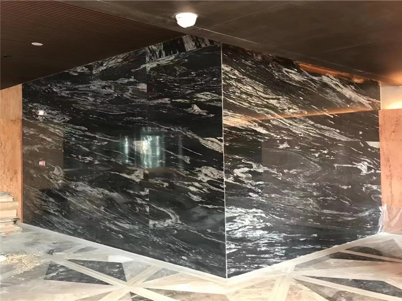 Cosmic Black Granit-Wandfliesen und Granit-Bodenfliesen