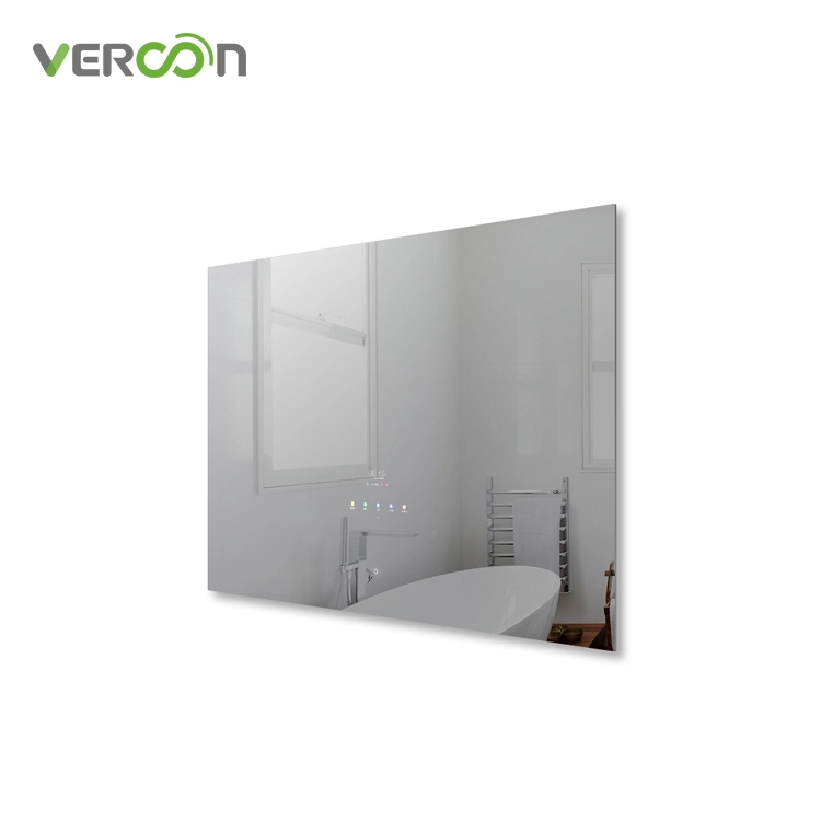 Neu kommen Europa American Backlit Smart Bath Mirror mit 10,1-Zoll-Touchscreen Magic Mirror TV für Immobilien