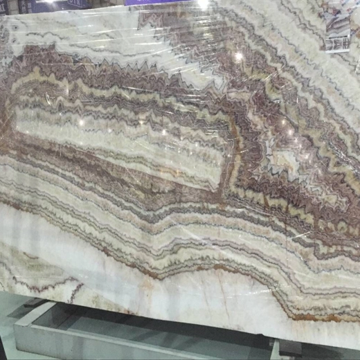 Regenbogen Onyx Stein aus China Großhandel Heimtextilien Fliesen