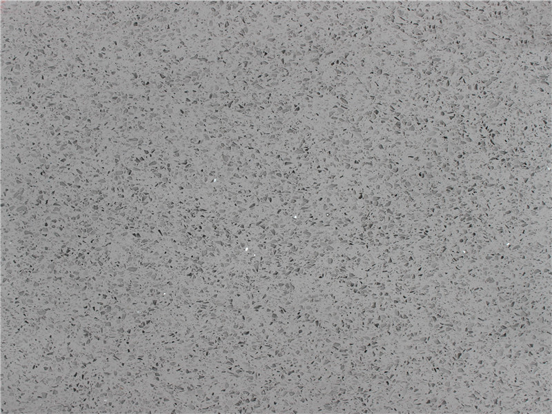 Sparkling Grey Engineer Quartz Slab