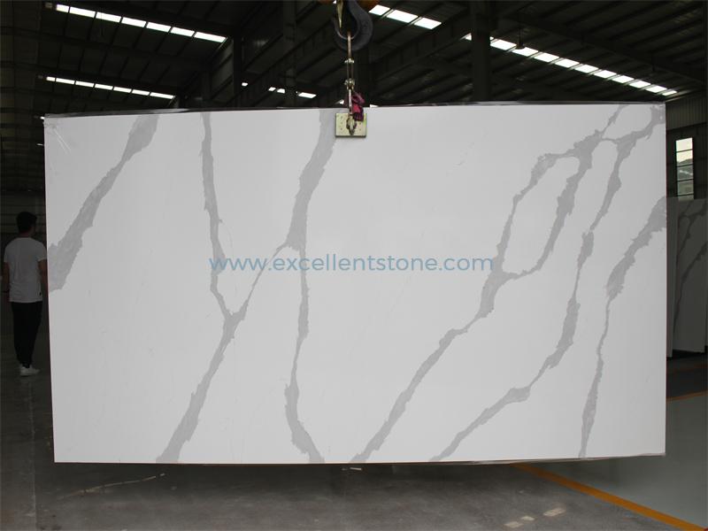 White Quartz Slab Countertop