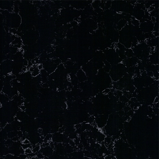 OP6012 Nachtweißes, schwarzes Quarz-Arbeitsplattenprodukt aus Stein
