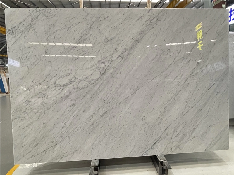 Weiße Marmorplatte Bianco Carrara