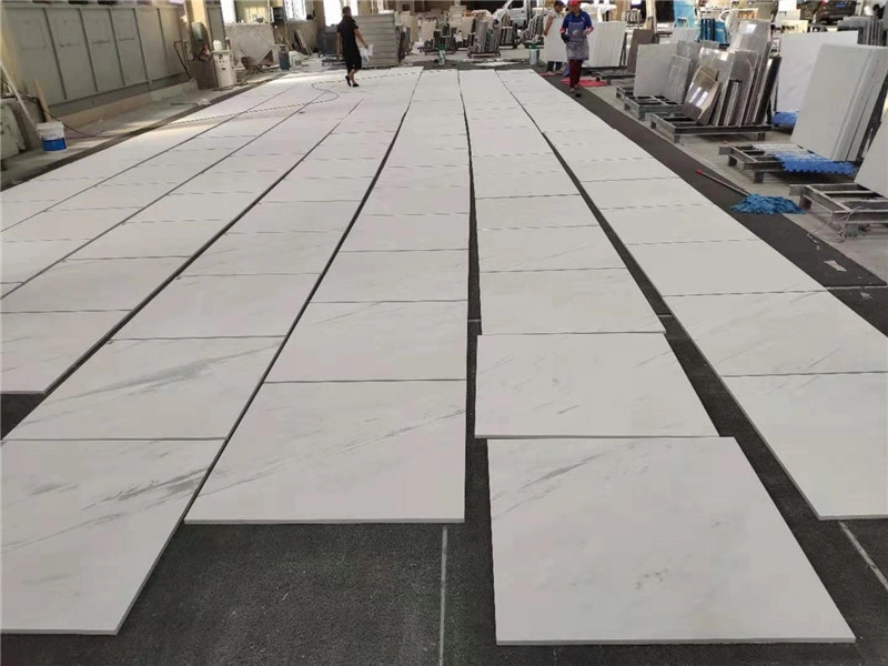 Weiße Sivec-Marmorplatte Großhandel für Marmor-Arbeitsplatten Fabrik