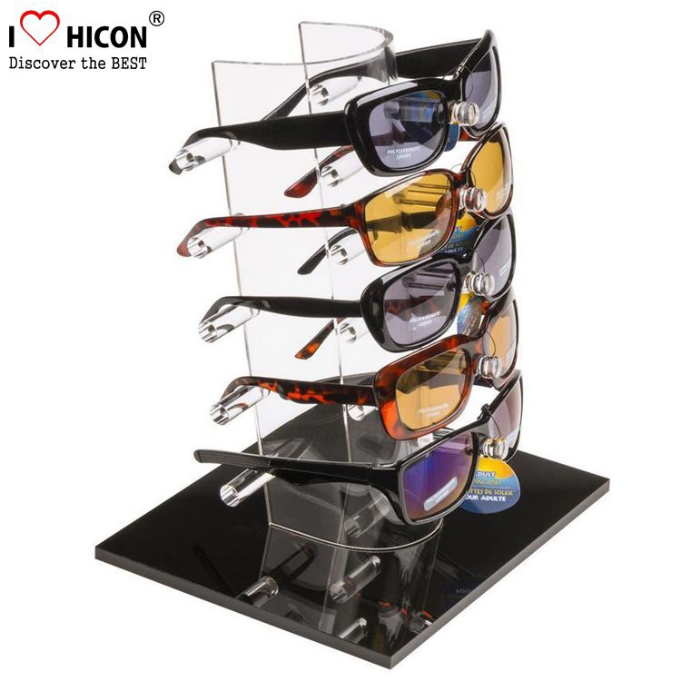 Beliebter transparenter Acryl-Sonnenbrillen-Display-Halter für die Theke